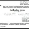 Hiesch Katharina 1927-2006 Todesanzeige